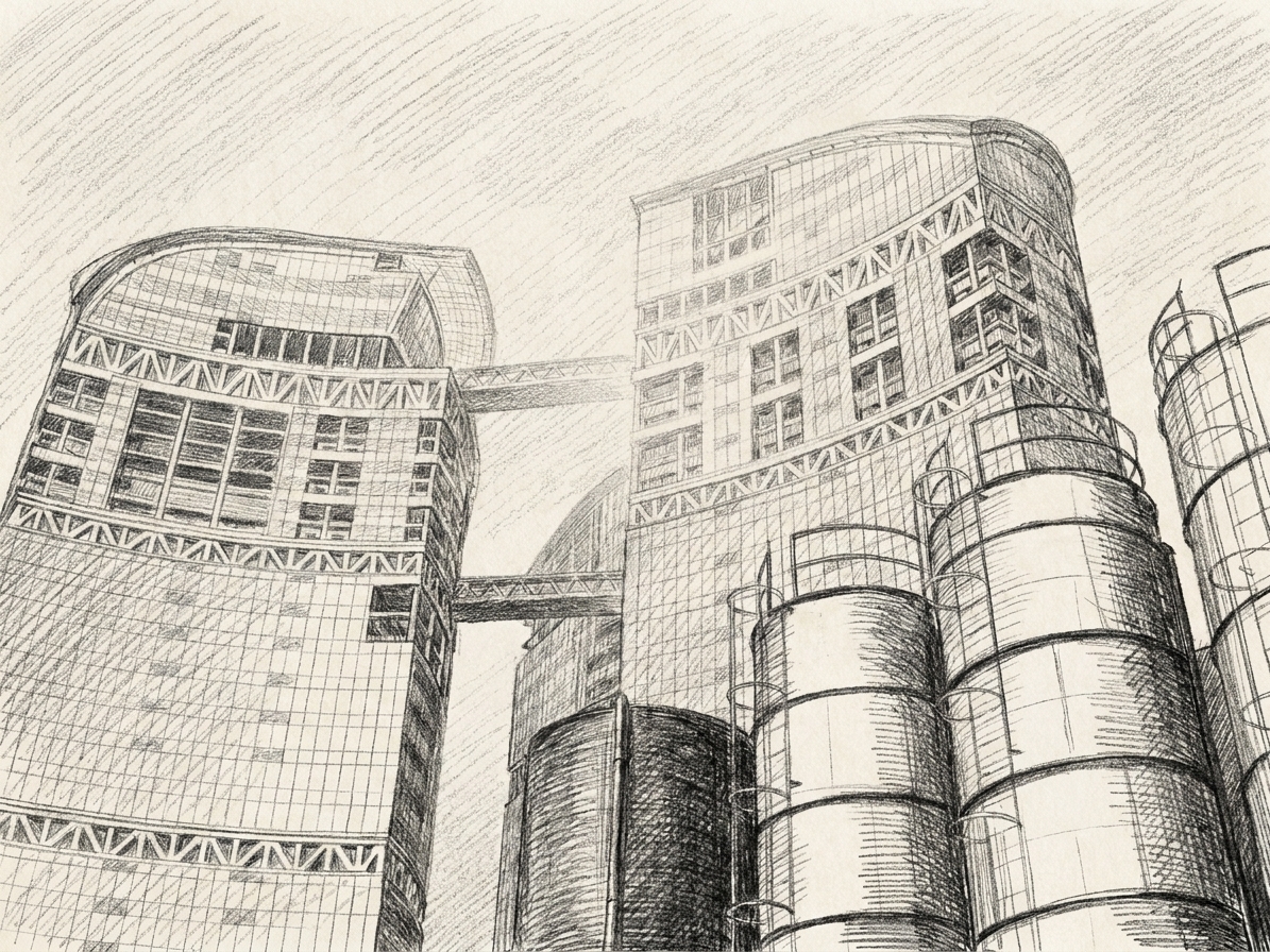 The Fusionopolis towers at one-north, illustrating housing for essec asia-pacific students in singapore